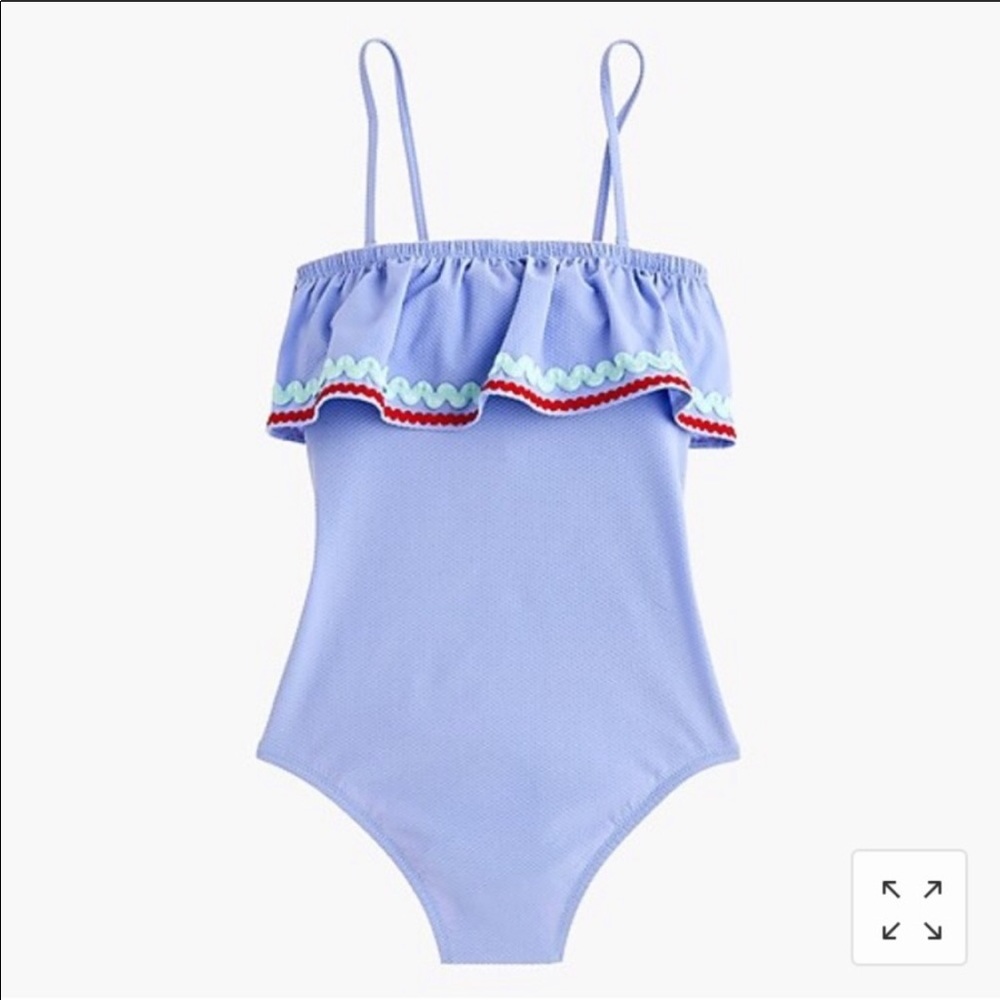 Jcrew bathing suit rick rack one piece